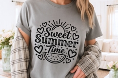 Sweet Summer Time Svg, Summer Vibes Svg, Beach Vacation Svg. Product Image 3