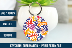 Matisse Pattern Keychain | Keychain Design Product Image 1