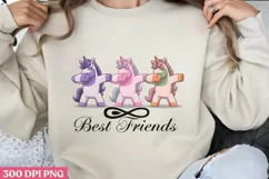 Best Friends PNG, Friendship Sublimation PNG Product Image 1