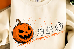 Funny Halloween Pumpkin PNG, Trendy Halloween Pumpkin PNG Product Image 2