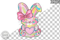 Easter Cute Bunny - Easter Clipart PNG Design Product Image 1