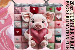 Joyful escapes 20oz tumbler wrap, Valenines Animals Product Image 1