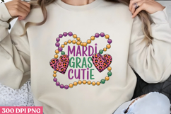 .MARDI GRAS CUTIE PNG, Mardi Gras Sublimation PNG Product Image 1