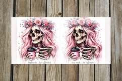 Skulls and coffee | Halloween Sublimation Mug design PL Product Image 2