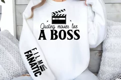 Quoting movies like a boss Sleeve SVG PNG Product Image 2