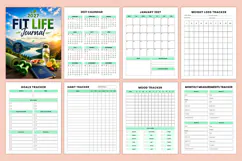 2027 Fit Life Journal | Fitness Planner & Healthy Lifestyle Product Image 2