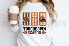 Touchdown Season Png, Fall Football PNG Design Product Image 2