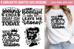 Sarcastic Quotes SVG Product Image 1