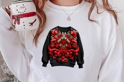 Gothic Christmas Clipart Sublimation, Gothic Christmas Product Image 2