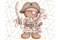 Gingerbread People Clipart, Cute Cookie PNG Illustrations Product Image 2