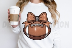 Coquette Football Png, Football Clipart PNG Design Product Image 2