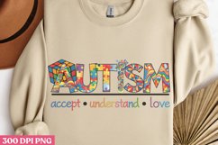 Autism Accept Understand PNG, Autism Sublimation PNG Product Image 3