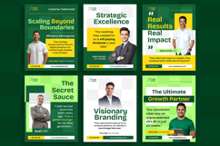 Customer Testimonial Growth Focus - Social Media Post Product Image 2