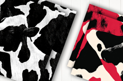 Cow Animal Skin Digital Paper Product Image 2