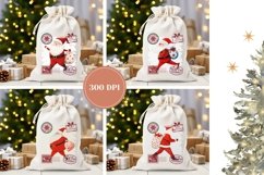 Cartoon Christmas Santa Sack Designs, Santa Claus PNG Product Image 2