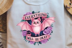 Pastel Pink Halloween Sublimation PNG Product Image 2