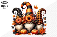 Halloween Gnomes Sublimation - Clipart PNG Design Product Image 1
