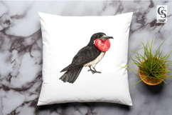 Watercolor Frigatebird Clipart Sublimation PNG Product Image 3