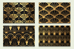 Black &amp; Gold Art Deco Cutting Boards sublimation Design Product Image 2