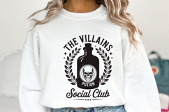 The Villiains Social Club Svg | Halloween Svg | Shirt Svg Product Image 1