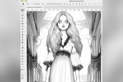 50 Procreate Gothic Girls Stamp Brushes Product Image 10