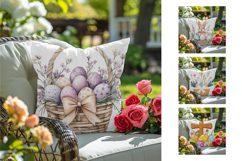 Easter Basket Pillow Designs, Easter Basket Pillow Template Product Image 2