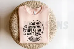 Funny Fishing Quote With Fish And Boat For Sublimation Product Image 2