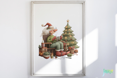 Christmas Grandma Clipart Product Image 5