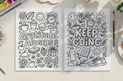 10 Motivational Quotes Coloring Pages PDF Bundle Product Image 2