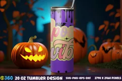 Halloween Tumbler Wrap, Halloween Tumbler SVG, Halloween SVG Product Image 2