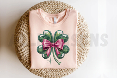 Disco Shamrock PNG, St Patrick&#039;s Day Sublimation PNG Product Image 2