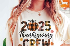 Family Thanksgiving Crew 2025 SVG | Matching Family Shirt Product Image 2