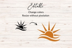 Sun And Waves SVG Product Image 2