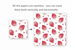 Strawberry Seamless Pattern, Digital Paper Product Image 2