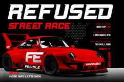 Fesibel - Bold Sports Branding Font Product Image 2