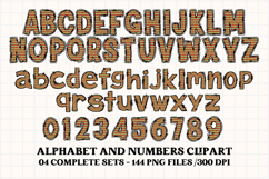 Christmas Alphabet png clipart, christmas letters doodle Product Image 2