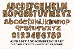 Christmas Alphabet png clipart, christmas letters doodle Product Image 2