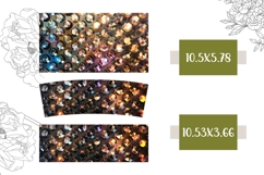 Sparkle Tumbler Design, Sequin 40 Oz Tumbler Wrap Product Image 2