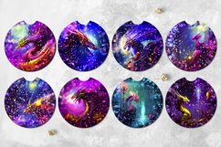 Magic Dragon | Mystic Car coaster &amp; key chain design bundle Product Image 2