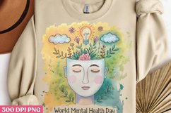 World Mental Health Day PNG, Mental Health Sublimation PNG Product Image 1