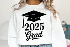 2025 Grad svg | Graduation Svg | Shirt Svg Product Image 2