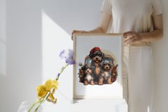 Christmas Dogs Sublimation Clipart PNG Product Image 2