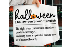 Halloween art printable, Halloween Definition Print SVG PNG Product Image 3