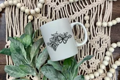 Butterfly SVG Arrow | Boho SVG Arrow | Floral Tribal SVG Product Image 7