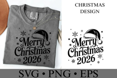 Merry Christmas 2026 Svg | Christmas svg | Shirt Svg Product Image 2