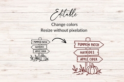 Hand Drawn Fall Signs SVG Product Image 2