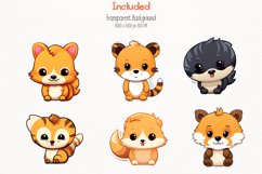 Cute Animals 25 Cliparts Collection Product Image 2