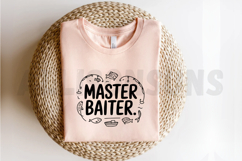 Master Baiter Fishing Design With Boat And Fish Sublimation Product Image 2