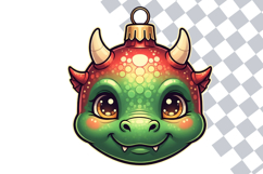 Christmas Ornament Faces Clipart Product Image 2