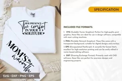 Her Presence the SVG - Mother's Day Sleeve T shirt Design Product Image 2